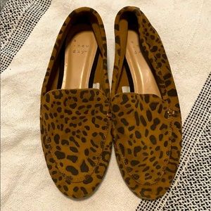 Cheetah print flats